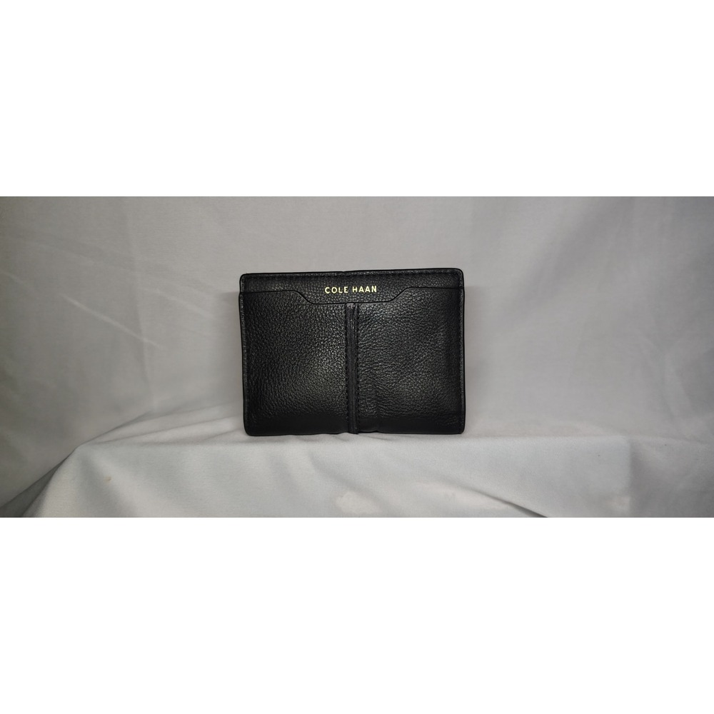 Cole Haan Leather Wallet RFID Protection Bifold Black